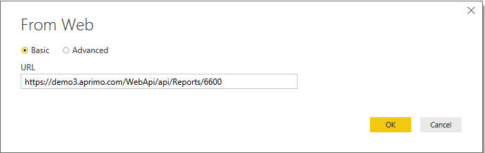 Reporting URL From Web